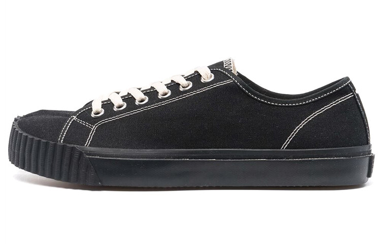 Кеды низкие Maison Margiela Tabi, черный