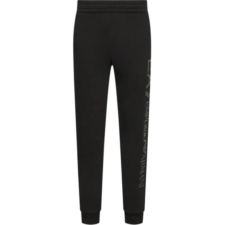 

EA7 Вязаные спортивные штаны Мужские Черные EMPORIO ARMANI
