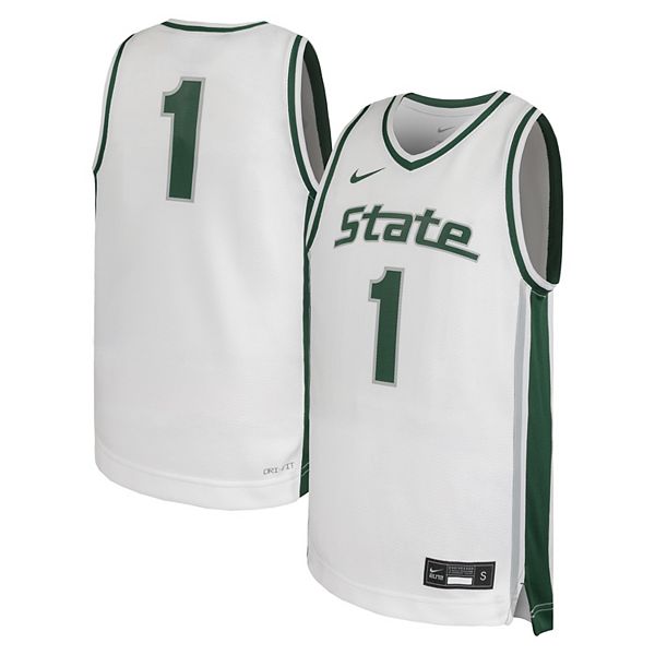 

Футболка Michigan State Spartans Youth #1 белая Nike