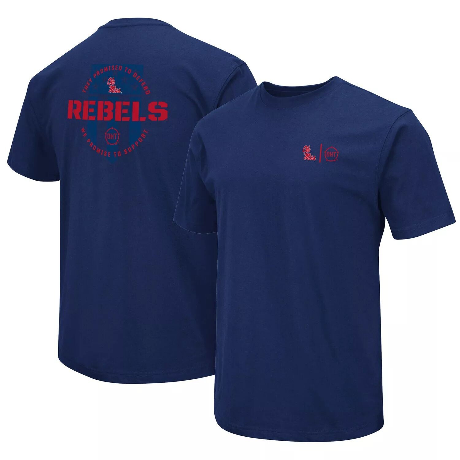 

Мужская темно-синяя футболка Ole Miss Rebels OHT Military Appreciation Colosseum, Синий, Мужская темно-синяя футболка Ole Miss Rebels OHT Military Appreciation Colosseum