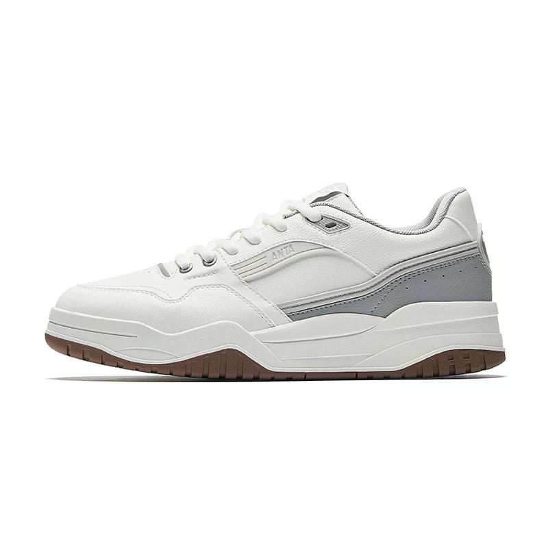 

Абразивостойкие поддерживающие низкие кроссовки Slam для скейтбординга мужские ANTA, белый/серый