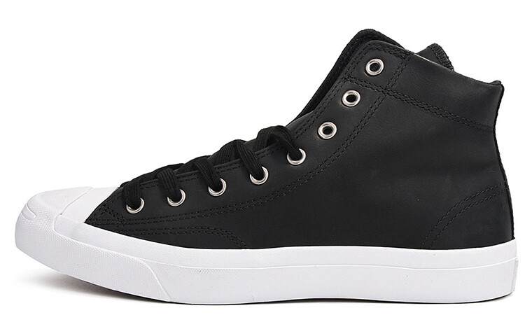 

Туфли Jack Purcell Canvas унисекс с высоким берцем, черные/белые Converse