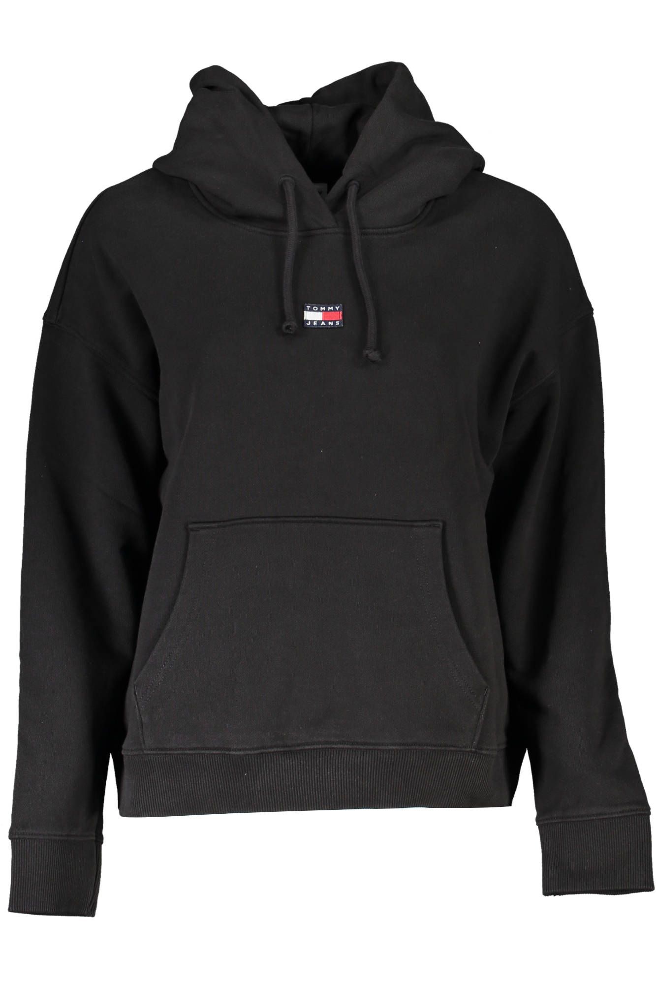 

Черный хлопковый женский свитер Tommy Hilfiger