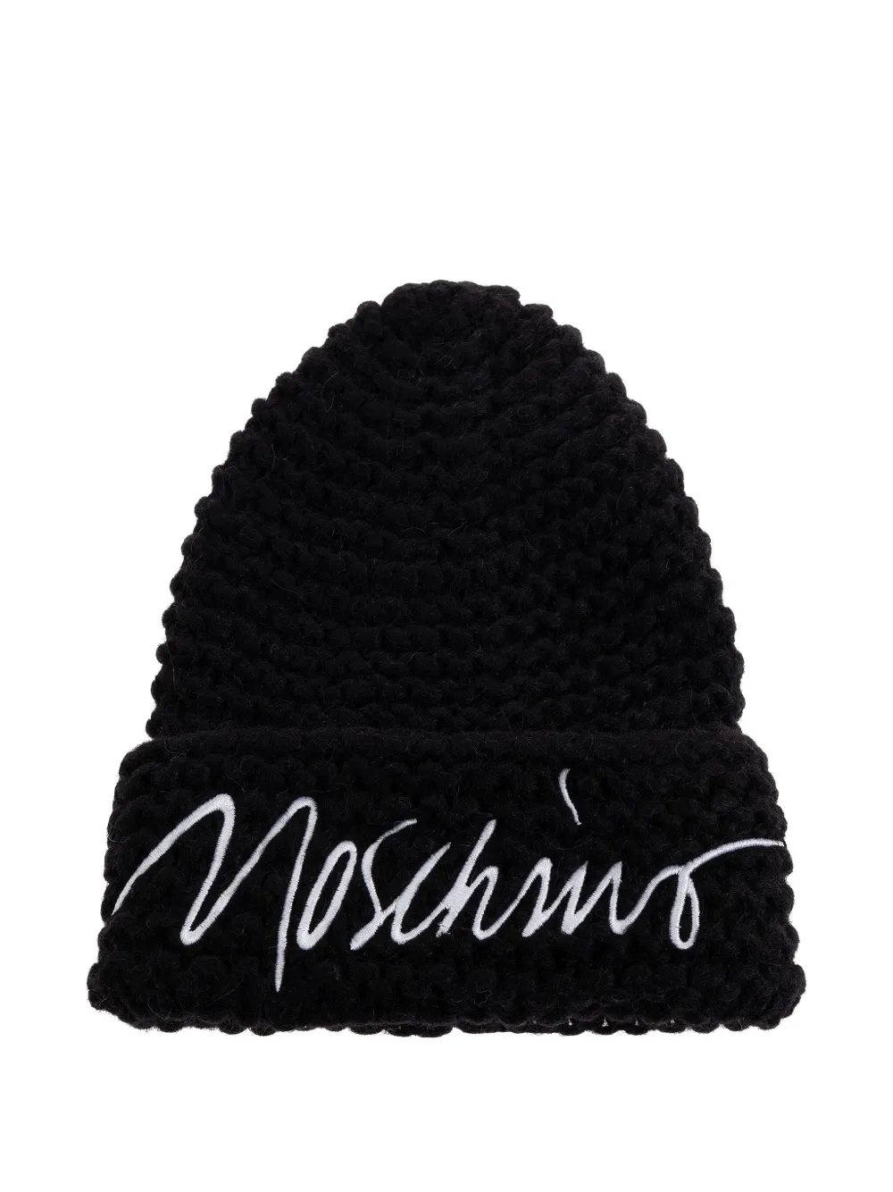 

Шапка с логотипом Moschino, черный