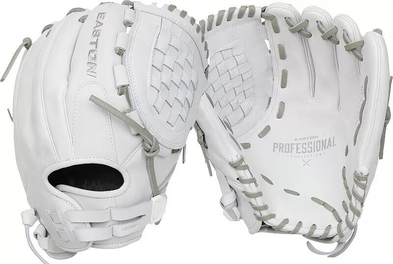 

Перчатки Fastpitch серии Easton Sports 12,5 дюйма Professional Collection, белый/серый