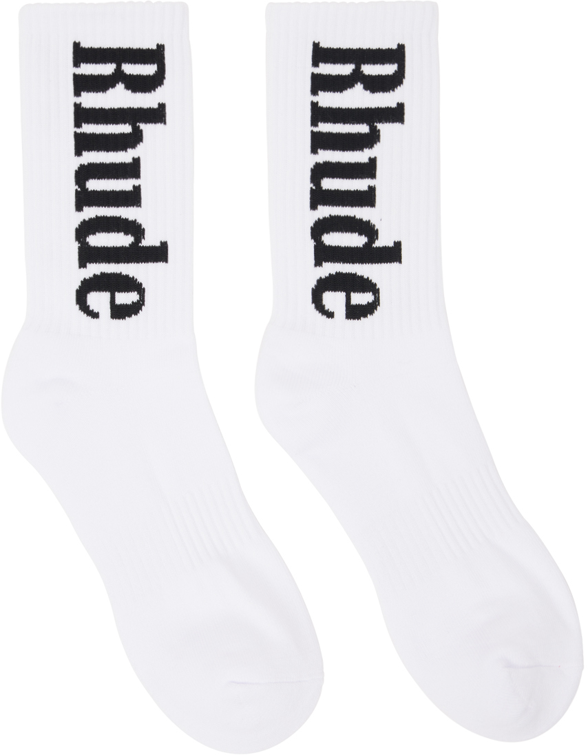

Белые носки RH Vertical Rhude