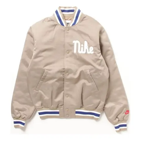 

Куртка Nike Dugout Loose Satin Jacket Asia Sizing 'Khaki Sail', хаки