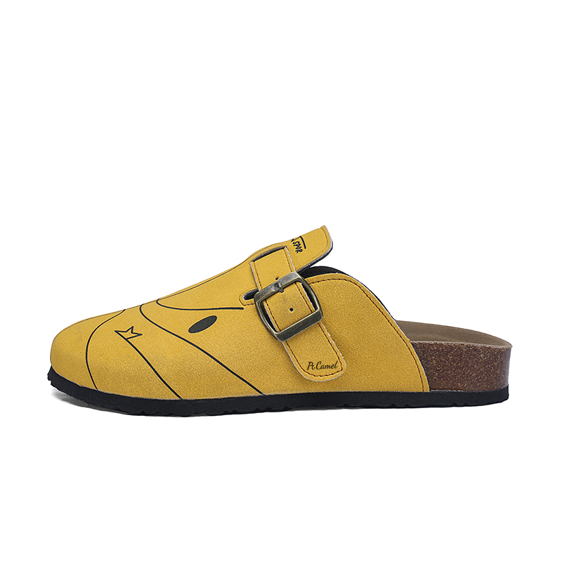 

PROTECTCAMEL Мужские противоскользящие закрытые тапочки с устойчивостью к истиранию желтого цвета, цвет Yellow