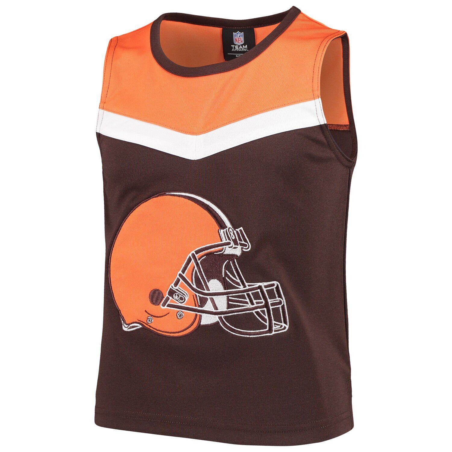 Молодежный комплект из двух предметов коричневого/оранжевого цвета Cleveland Browns Spirit Cheerleader Outerstuff — фото 2