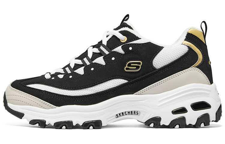 

Кроссовки Skechers Chunky Sneakers Women's Low-top Black, черный/белый