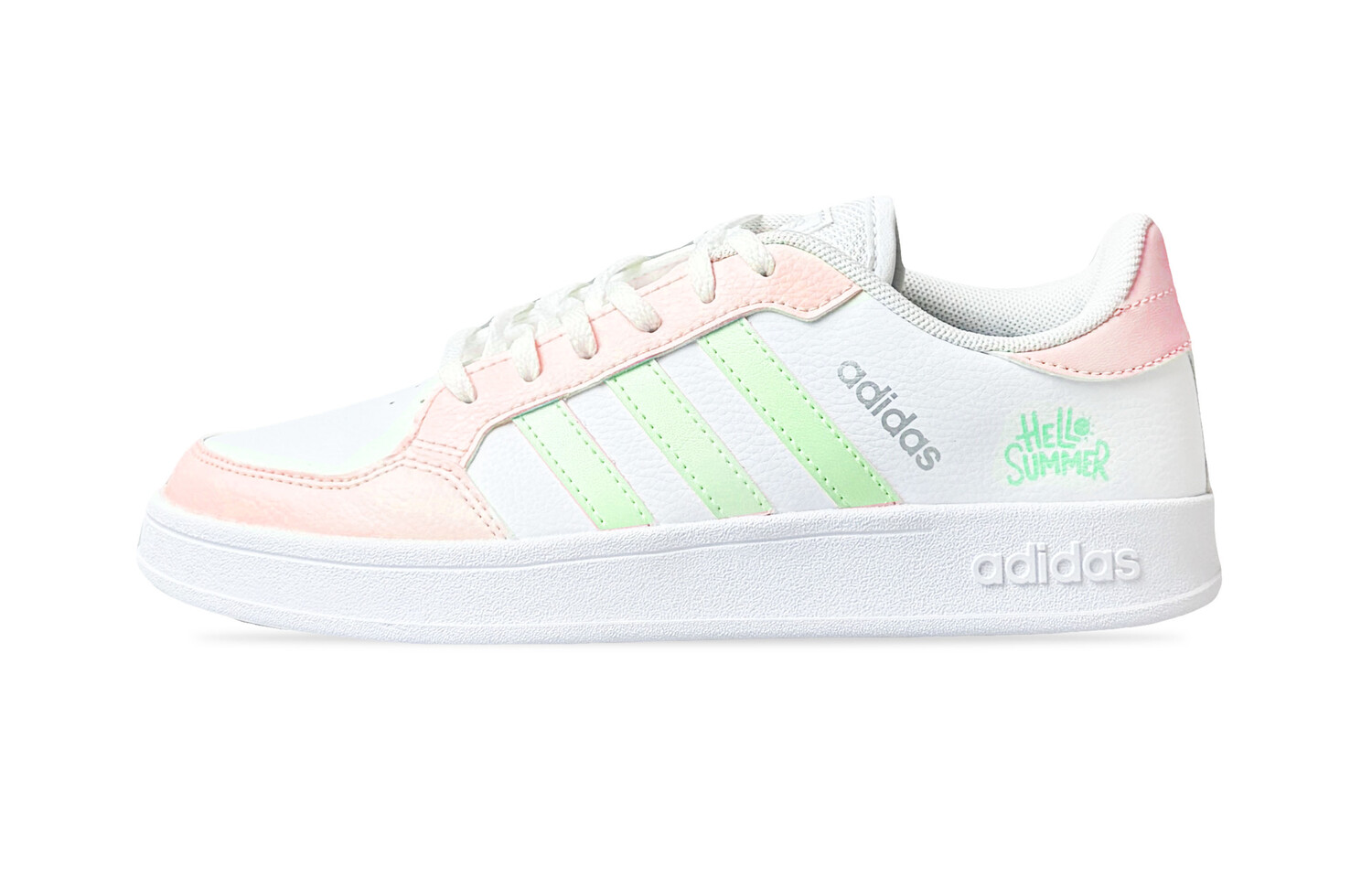 

Кроссовки Adidas Neo Breaknet Skateboarding, белый/светло-голубой/светло-розовый