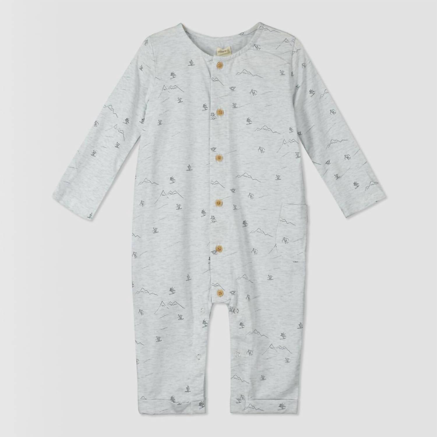 

Детский комбинезон для катания на лыжах, серый Ettie + h