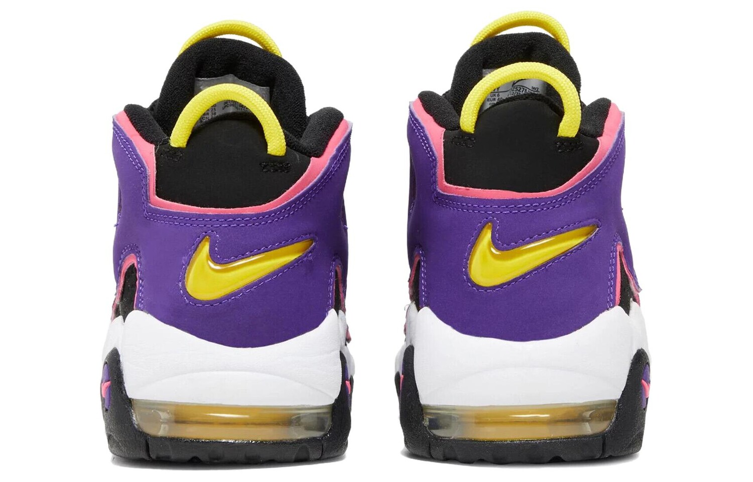 Женские баскетбольные кроссовки Nike Air More Uptempo Vintage, Black/Purple — фото 4