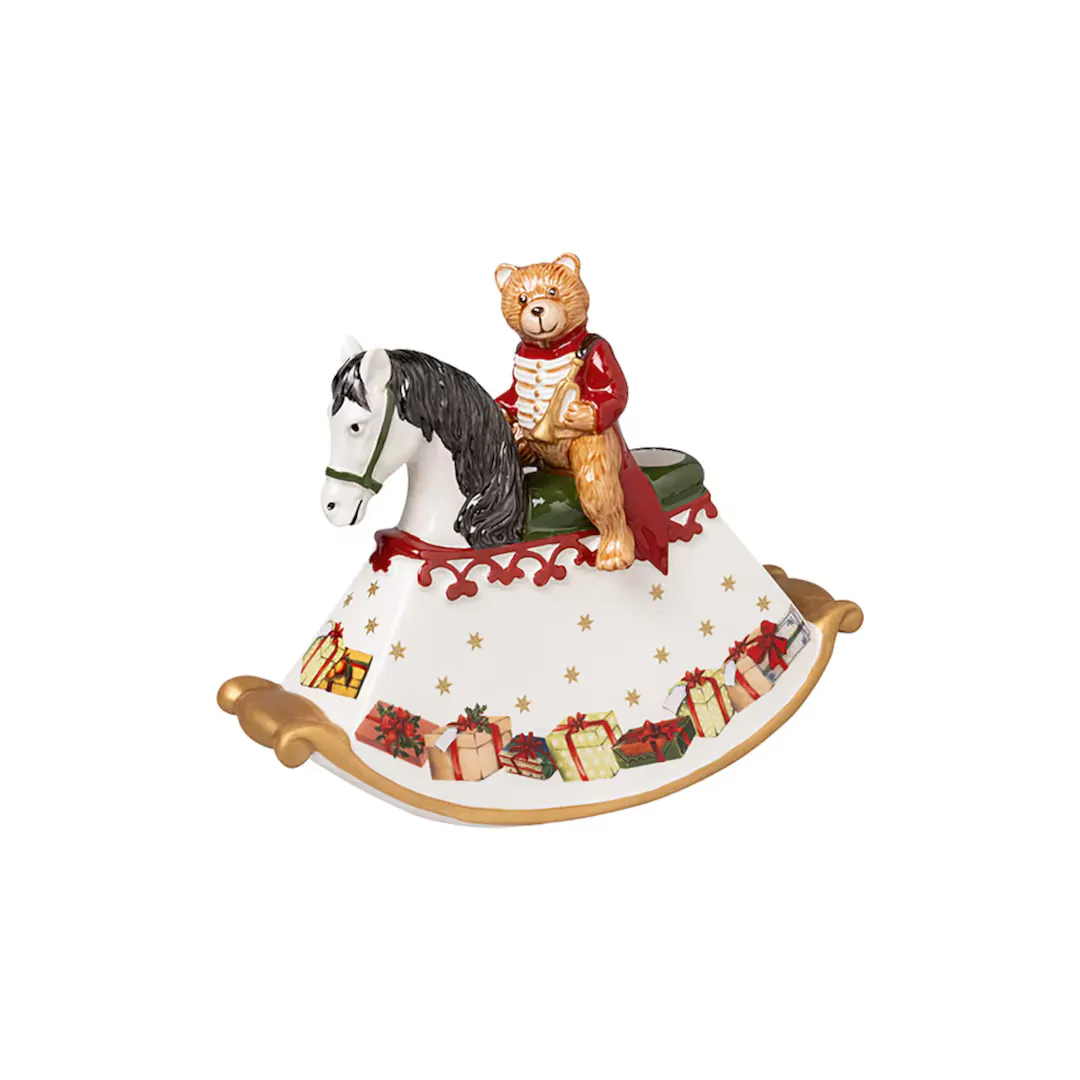

Рождественские игрушки-лошадки-качалки Villeroy & Boch, разноцветный