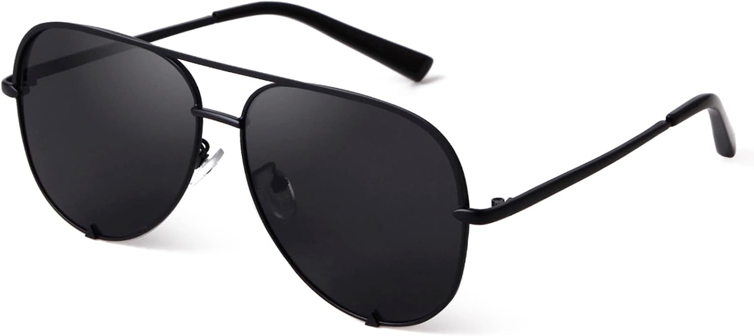 

Солнцезащитные очки-авиаторы ADE WU в стиле ретро, ​​большие, для женщин, классический дизайн, черный с золотым металлическим покрытием, винтажные, большие, в стиле «пилот», Black/ Dark Grey