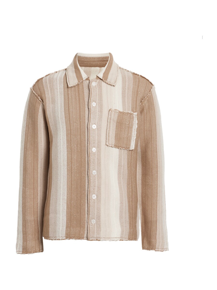 

Вязаный кардиган AllSaints Knit Cardigan, бежевый