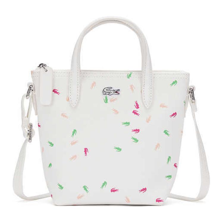 

LACOSTE Плечевая сумка из ПВХ маленького размера женская экрю, Ecru