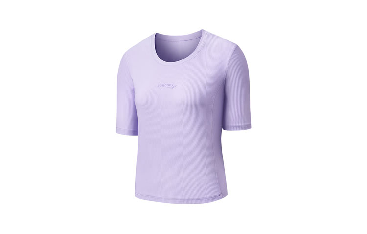 

Футболка женская Saucony, светло-фиолетовый