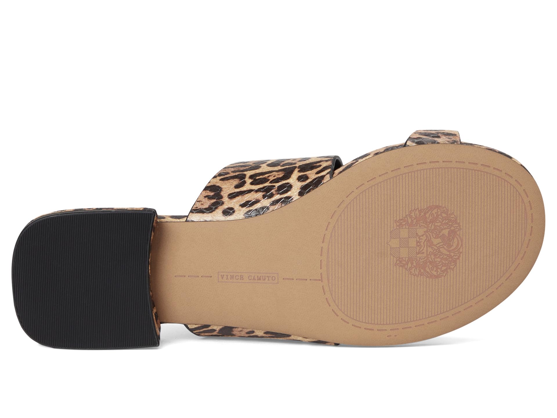 Туфли Vince Camuto Ranista Buckle Band Sandals, Black/Natural — фото 3