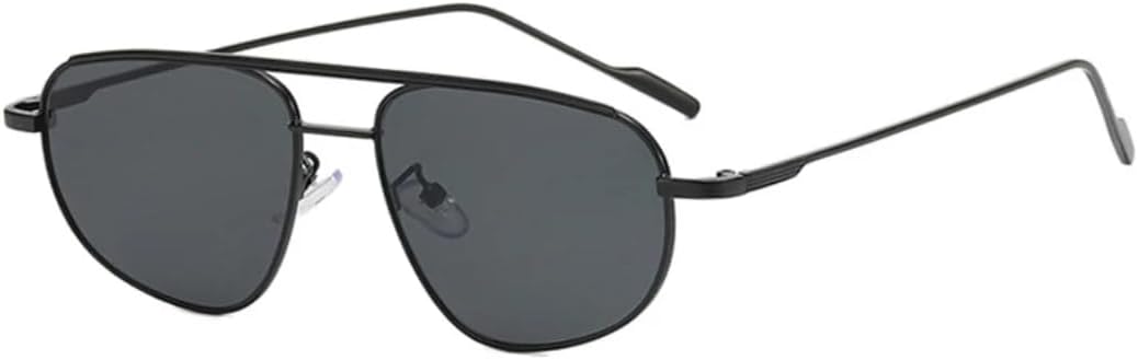 

Солнцезащитные очки с защитой UV400 | Металлическая оправа, линзы конфетного цвета | Для женщин и мужчин, для занятий спортом на открытом воздухе и вождения DSVIGF, Black Grey