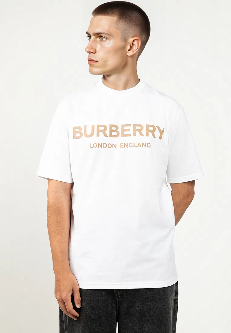 Футболка мужская Ellison Burberry, с принтом, белый