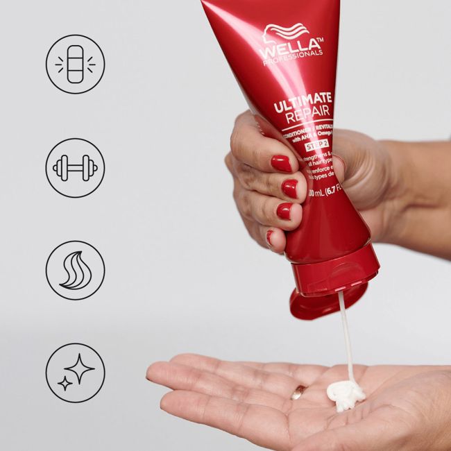 Великолепный восстанавливающий кондиционер для поврежденных волос Wella Professionals, 200 мл — фото 4