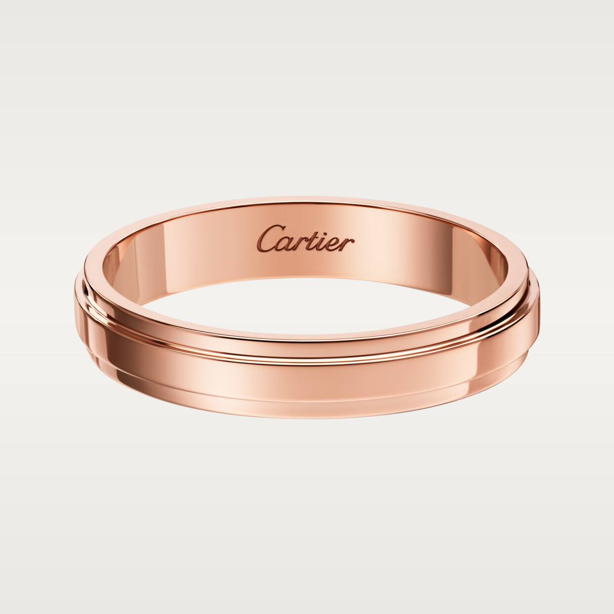 

Обручальное кольцо Cartier Alliance Cartier d'Amour, ширина 3,5 мм, розовое золото