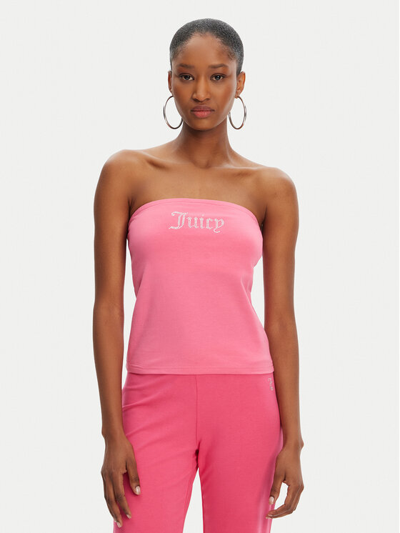 

Топ slim fit Babey JCWCT23310 Juicy Couture, розовый