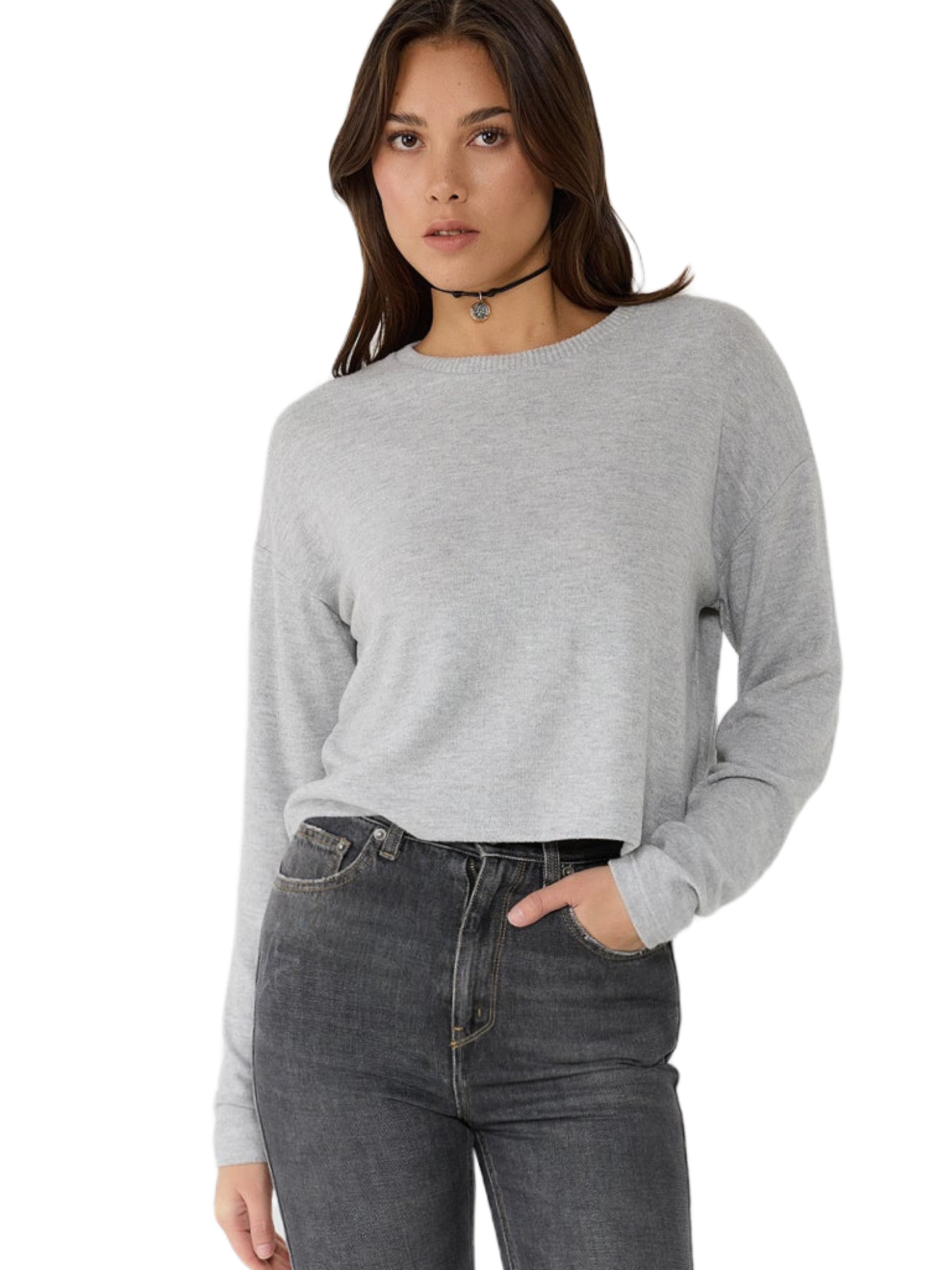 

No Matter What Свитер светло-серого цвета