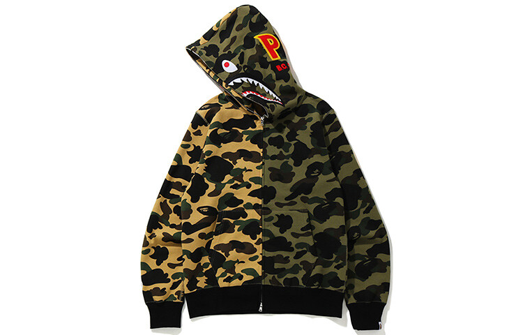 

Свитшот Shark Series унисекс зеленый A Bathing Ape, зеленый