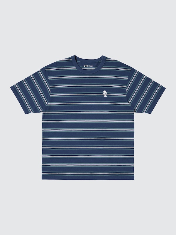Футболка UT с графикой Peanuts Uniqlo, 66 blue — фото 3