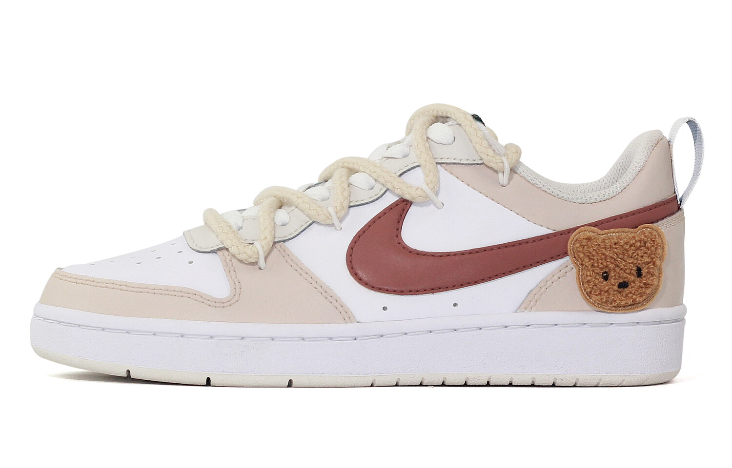 

Кроссовки Nike Skateboarding Shoes Women's Low-top Beige/brown/white, цвет Customized