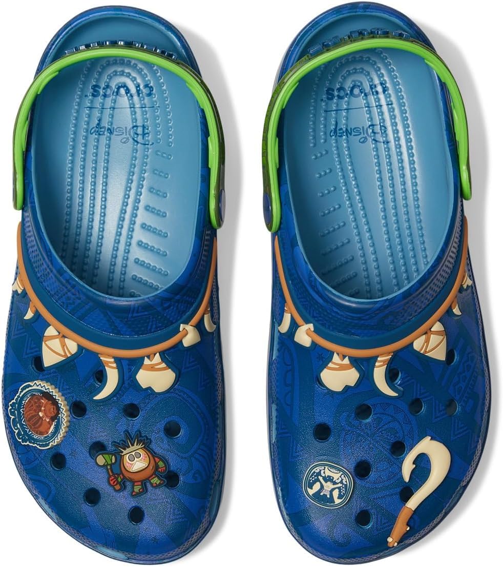 

Кроксы унисекс для взрослых Disney Moana Classic, обувь для женщин и мужчин Crocs, 8 Women/6 Men Maui