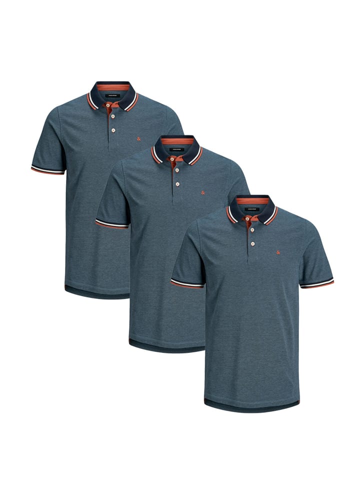 

Футболка поло Jack & Jones, цвет denim blue