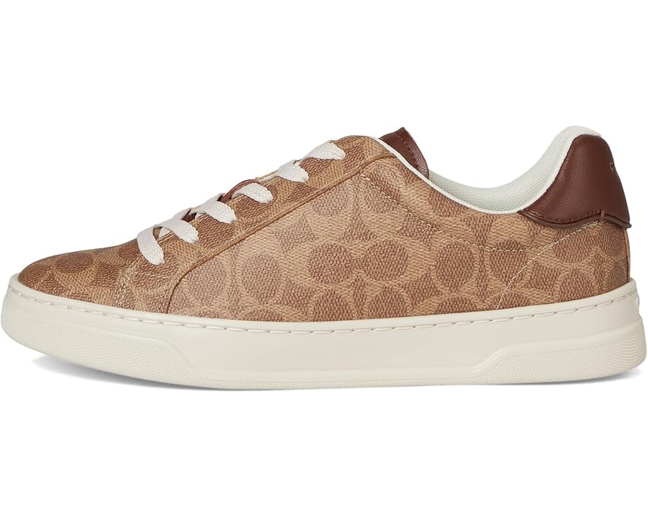 Кроссовки COACH High Line Signature Coated Canvas Sneaker, цвет Brown Khaki — фото 4