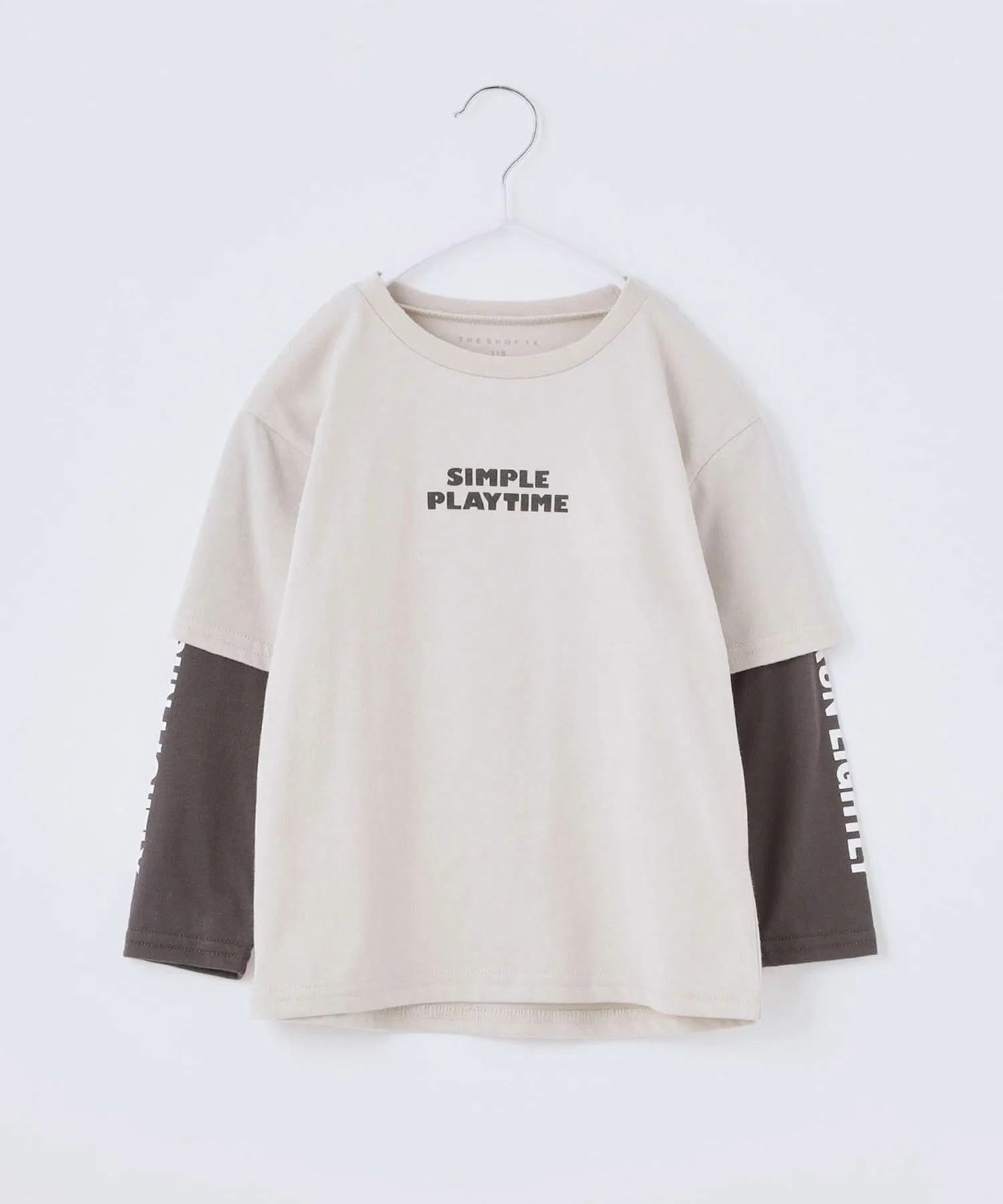 Детская футболка с длинными рукавами THE SHOP TK камуфляж чёрный — фото 2