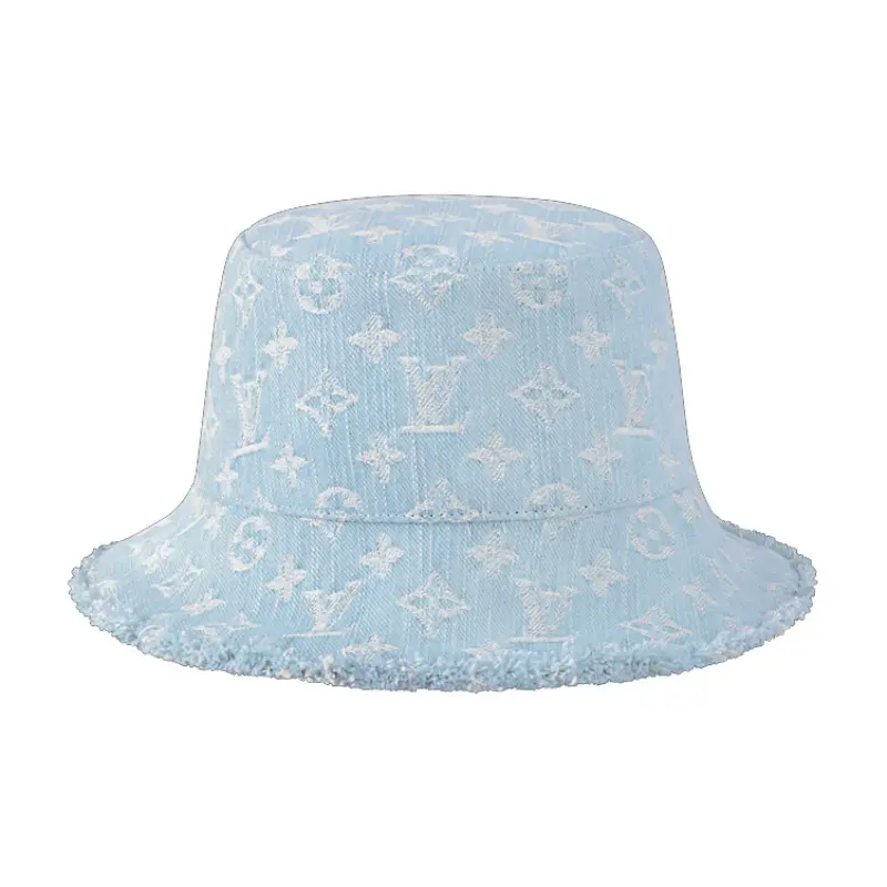 

LOUIS VUITTON Джинсовая шляпа-ведро Monogram, Blue