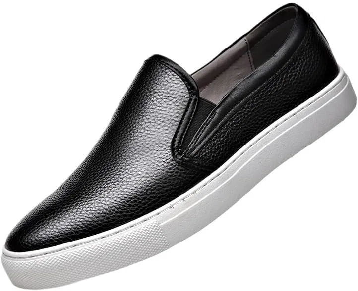 Мокасины кожаные мужские Loafers Black UOPYNE