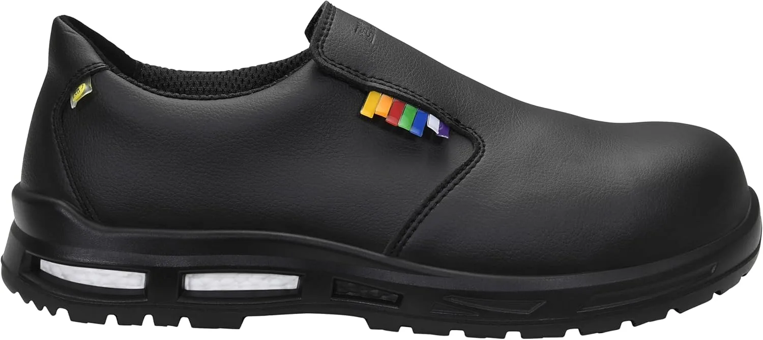 Защитные ботинки ELTEN Brice XXTM Black Low ESD S3S для мужчин и женщин, изготовлены из текстиля, с пластиковыми носками (легкая сталь), легкие, спортивные, черный — фото 2