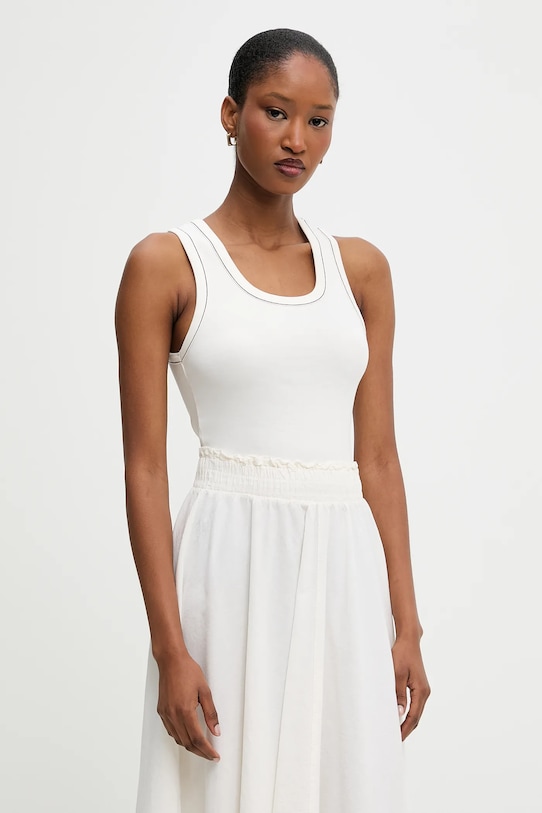 

Хлопковая майка Answear.Lab, белый