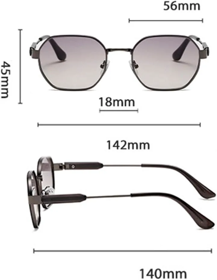 

Ретро круглые металлические солнцезащитные очки для женщин и мужчин, роскошные солнцезащитные очки с градиентным переходом для путешествий и отдыха TKKTLLT, Silver