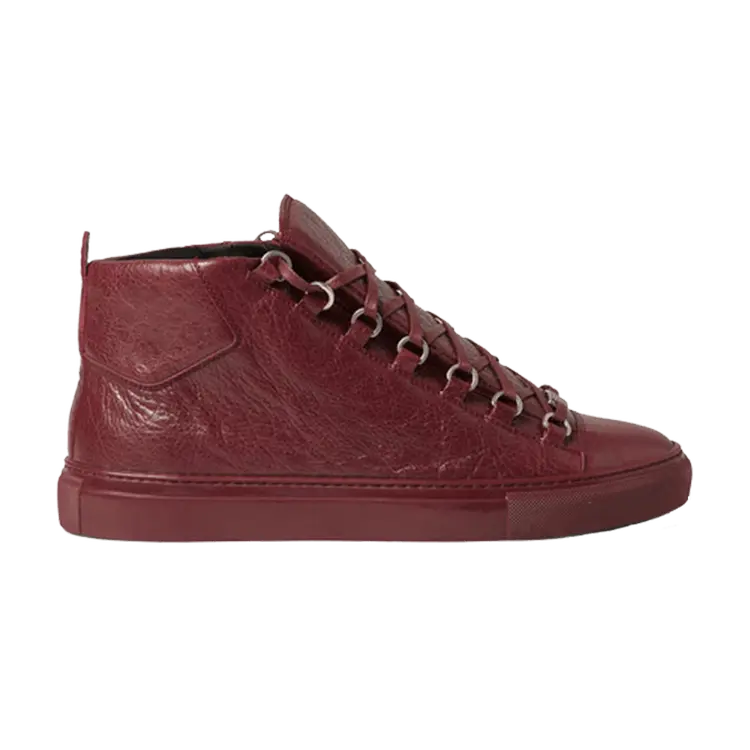 

Кроссовки Balenciaga Arena High Top 'Burgundy', красный