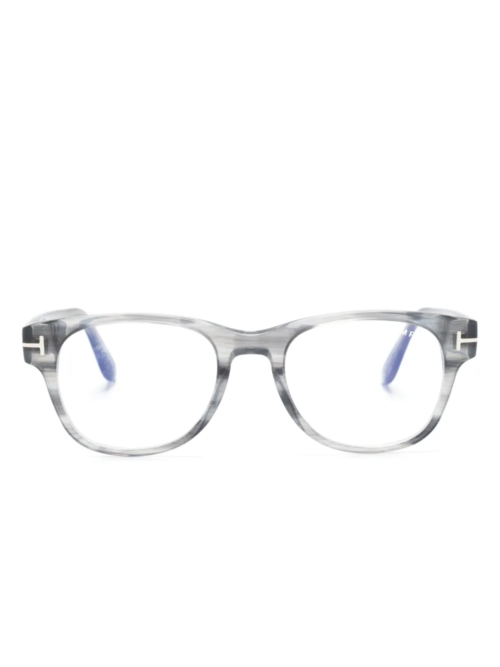

Очки FT5898B в круглой оправе с логотипом TOM FORD Eyewear, серый