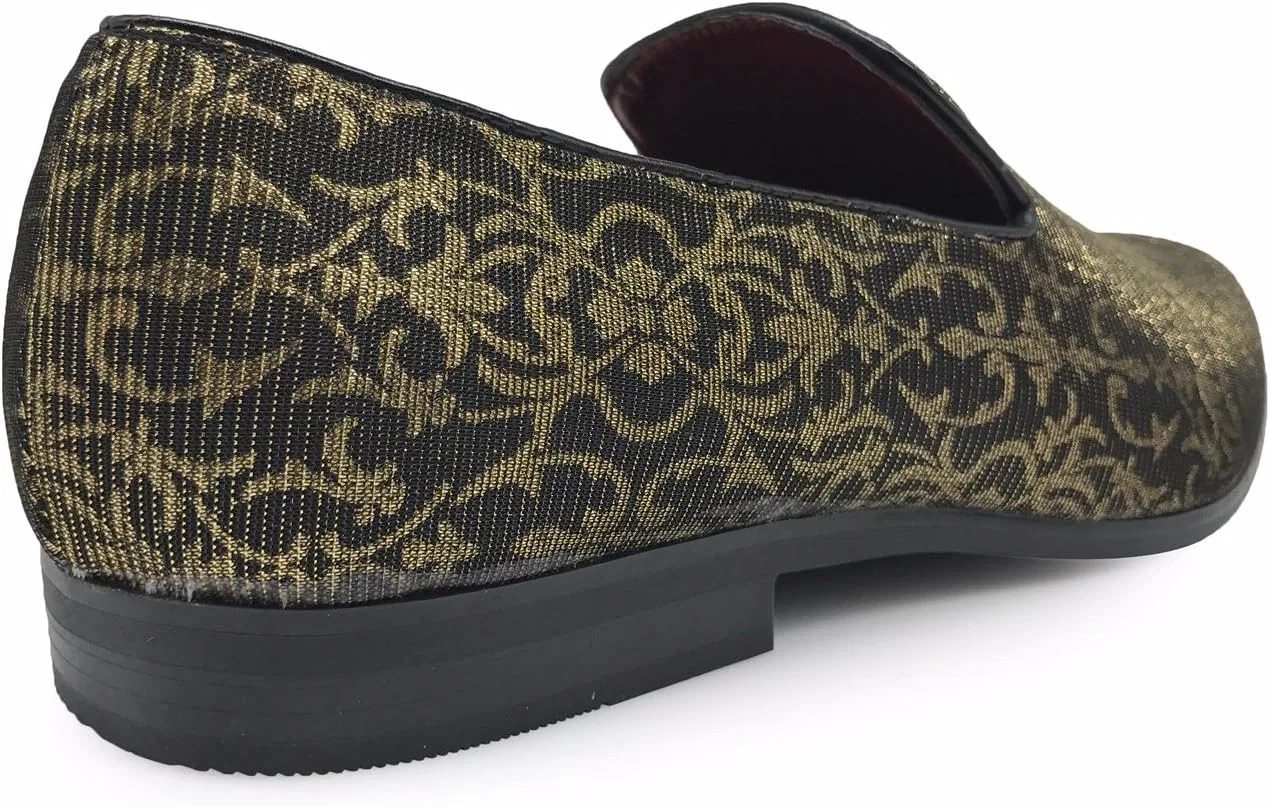 Лоферы Enzo Romeo Hombres, Gold — фото 3