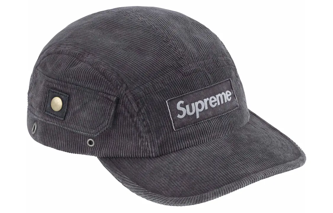 

Кепка Supreme Corduroy Pocket, черный