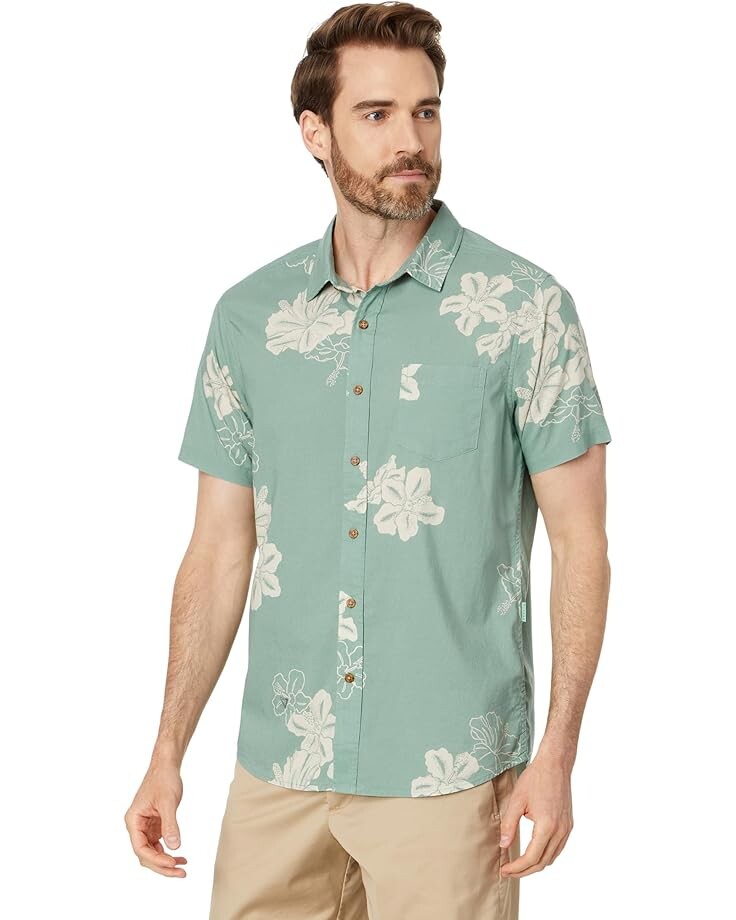 

Рубашка VISSLA Byebiscus Eco Woven, цвет Light Sage