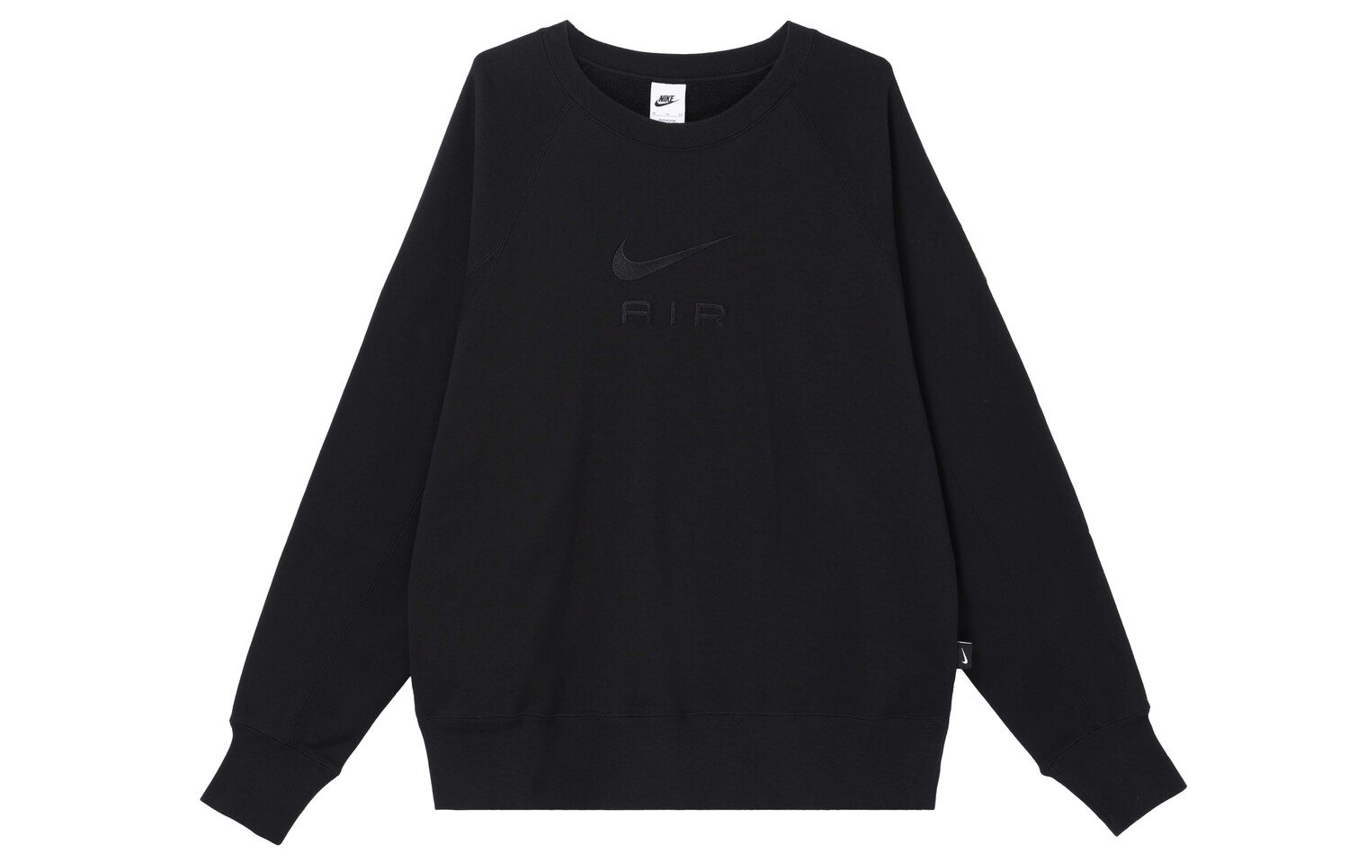 

Спортивная одежда Air French Terry Crewneck Азиатские размеры Nike, темно-серый