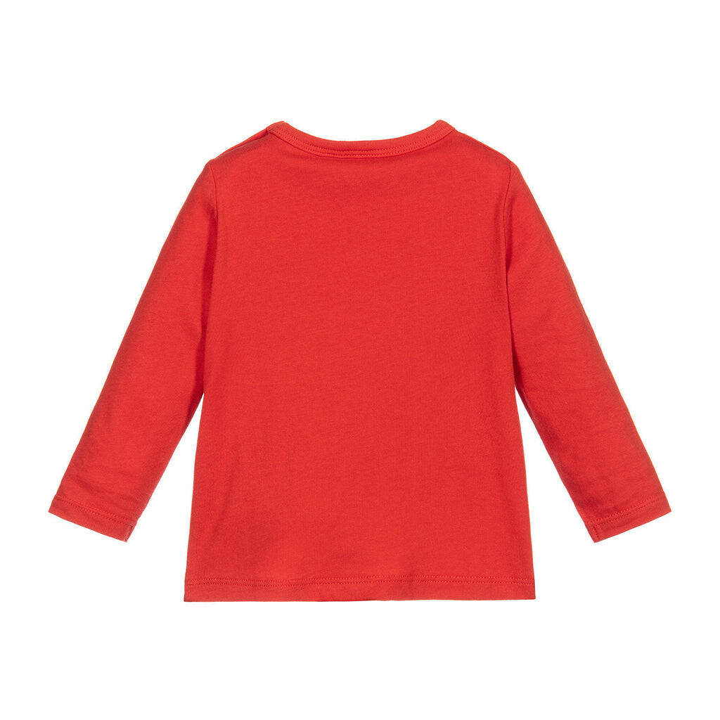 

Красная футболка с рисунком карандаша Stella McCartney, красный