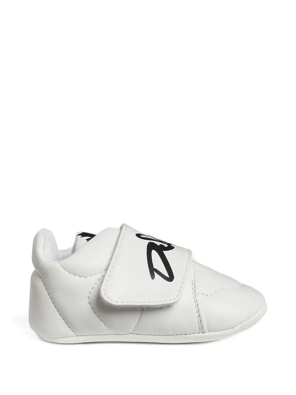 Кроссовки для новорожденных с фирменным ремешком Dsquared2 Kids, белый — фото 2
