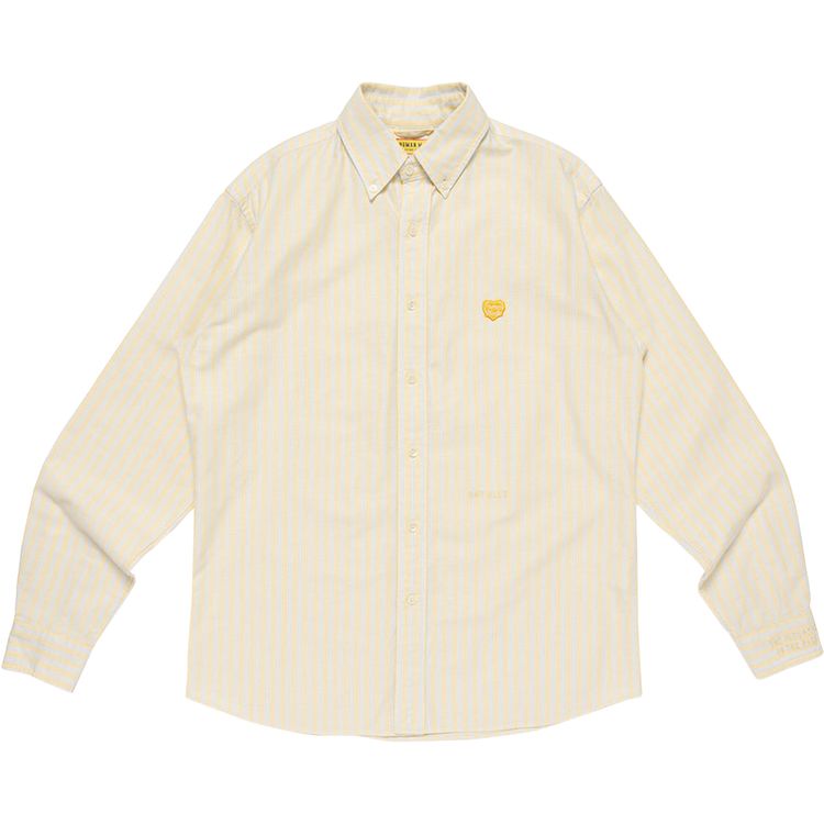 

Рубашка Human Made Striped BD Shirt 'Yellow', желтый